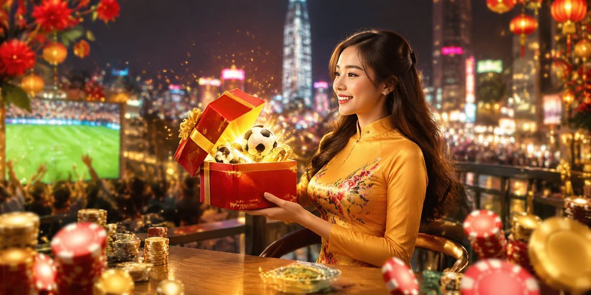 Người dùng TP. Hồ Chí Minh theo dõi kết quả cá cược bóng đá trong trang phục áo dài